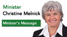 Minister Christine Melnick - Minister's Message