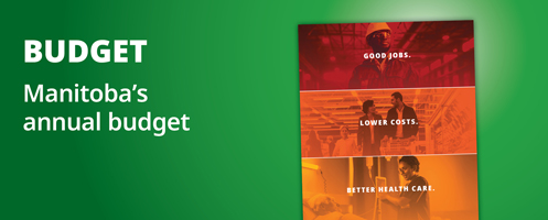 Budget. Manitoba's annual budget.