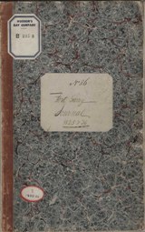 Couverture du journal d’Upper Fort Garry Garry