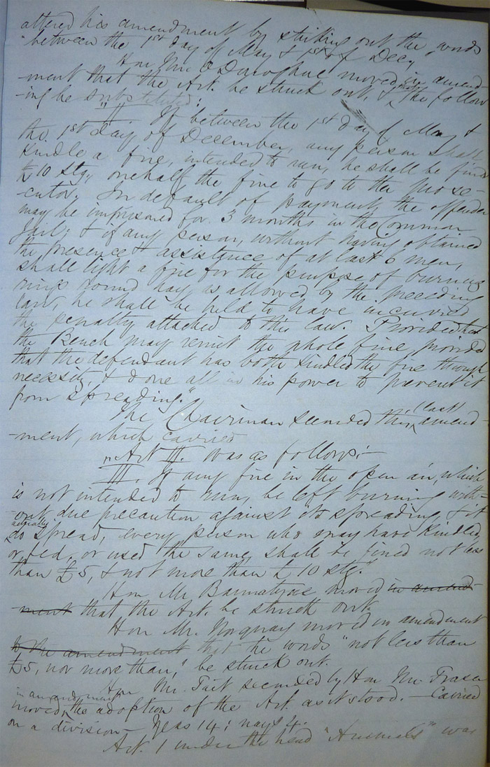 Journal de la session de l’Assemblée législative d’Assiniboia, page 38