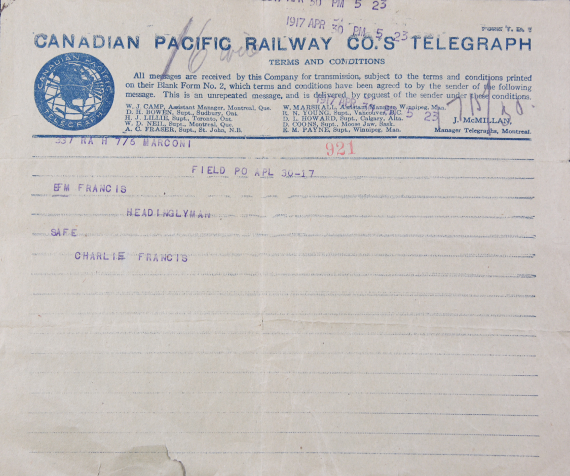 B F M Francis. Headingly Man. Safe. Charlie Francis.