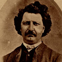 Portrait of Louis Riel in 1873