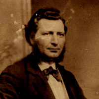 Portrait of Louis Riel in 1876