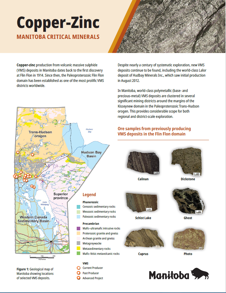 Copper-Zinc in Manitoba