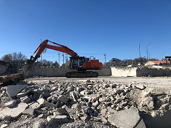 Kullberg's demolition is nearing completion