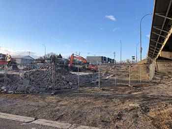 La démolition du bâtiment Kullberg’s est presque terminée.