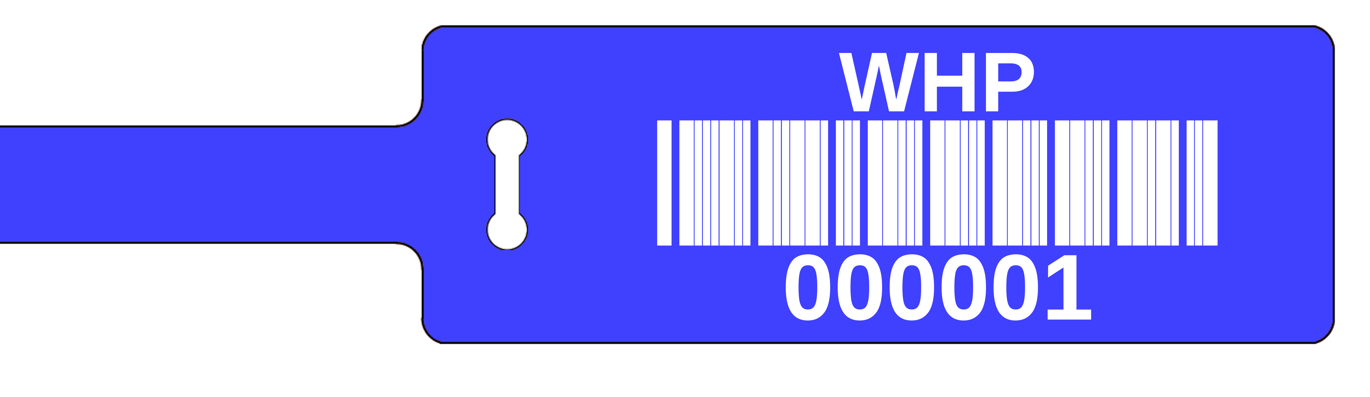 Blue Sample Tag