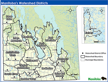 Watershed Districts Map